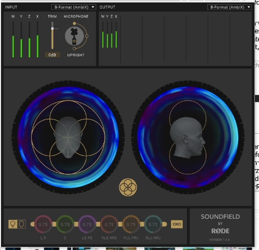 Das Rode SoundField Plugin